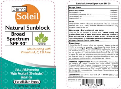 120 mL Tube (69711 306  Ds Adult Spf30 120ml Label)
